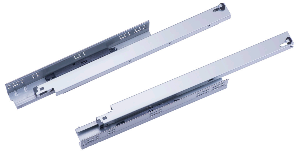 Synchronized soft-close undermount drawer slide