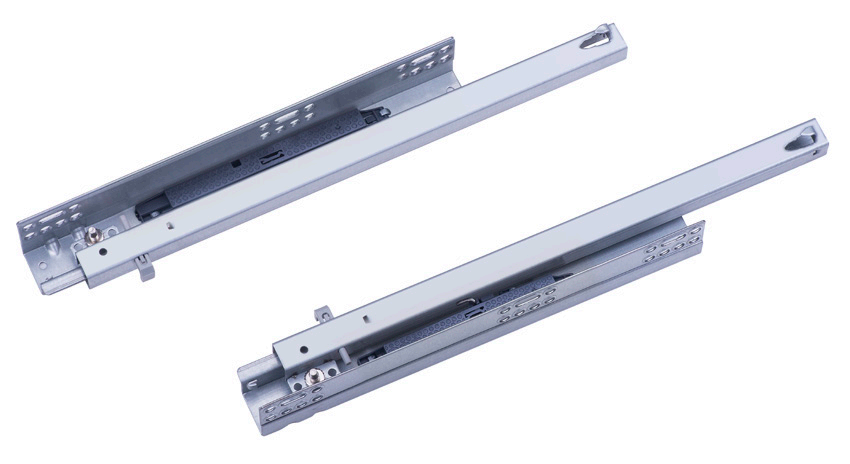 Standard soft-close concealed drawer slide set