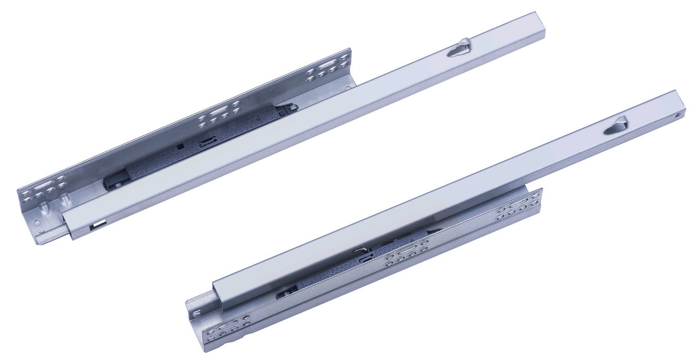 Standard push-open undermount drawer slide